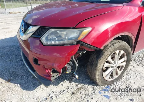 2016 Nissan Rogue Sv из США, поврежденный, VIN KNMAT2MV4GP678782